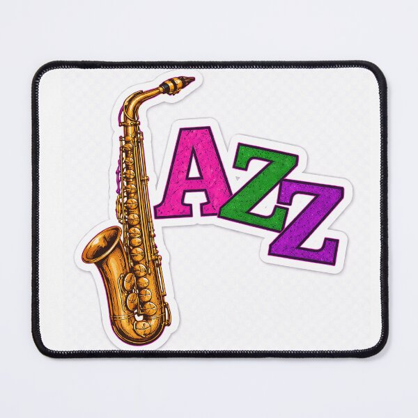 Item preview, Vintage Jazz Saxophone Design – Retro Music Aesthetic Art for Musicians and Jazz Lovers designed and sold by art2print.