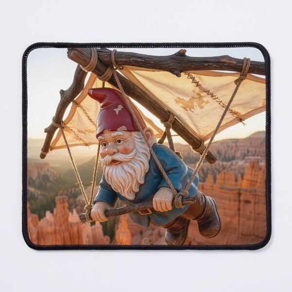 Item preview, Gnome Hang Glides over Bryce Canyon National Park designed and sold by Tridentulus.