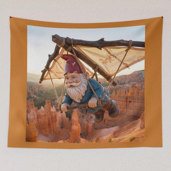 Item preview, Gnome Hang Glides over Bryce Canyon National Park designed and sold by Tridentulus.