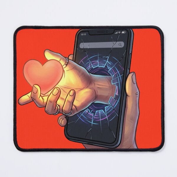 Item preview, Breaking Screen Hand with Heart – Creative Collection designed and sold by Bittor18.