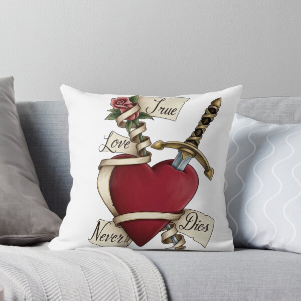 Item preview, Pierced Heart Vintage Tattoo Illustration designed and sold by Nuckleheadbrand.