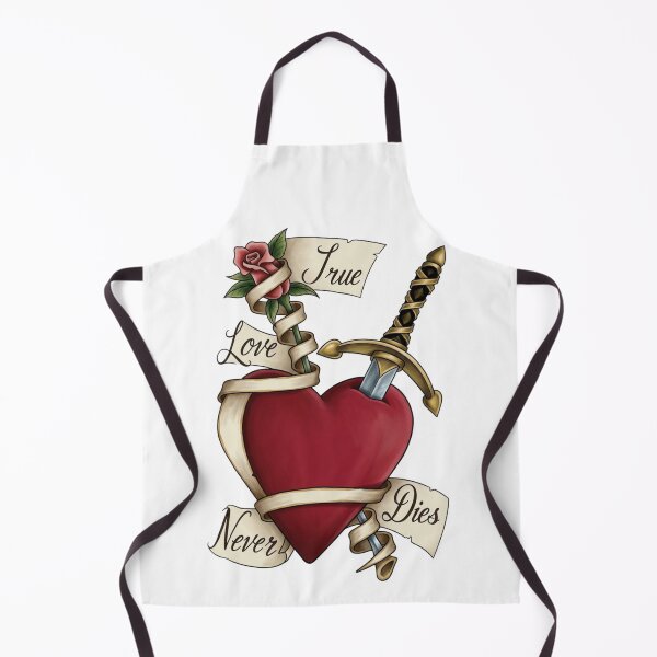 Item preview, Pierced Heart Vintage Tattoo Illustration designed and sold by Nuckleheadbrand.