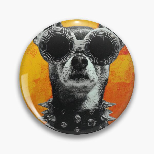 Item preview, Chihuahua in sunglasses and leather designed and sold by anytka.