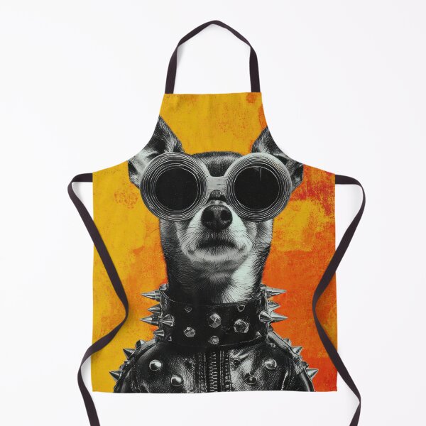 Item preview, Chihuahua in sunglasses and leather designed and sold by anytka.