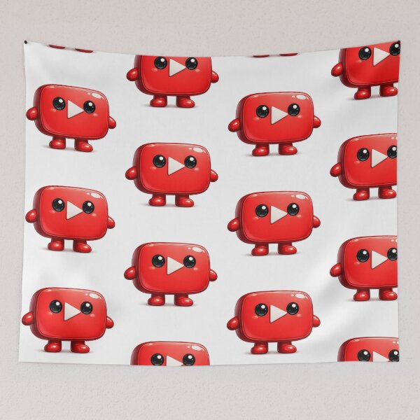 Item preview, Cute Video Play Mascot YouTube designed and sold by fritz-10signer.