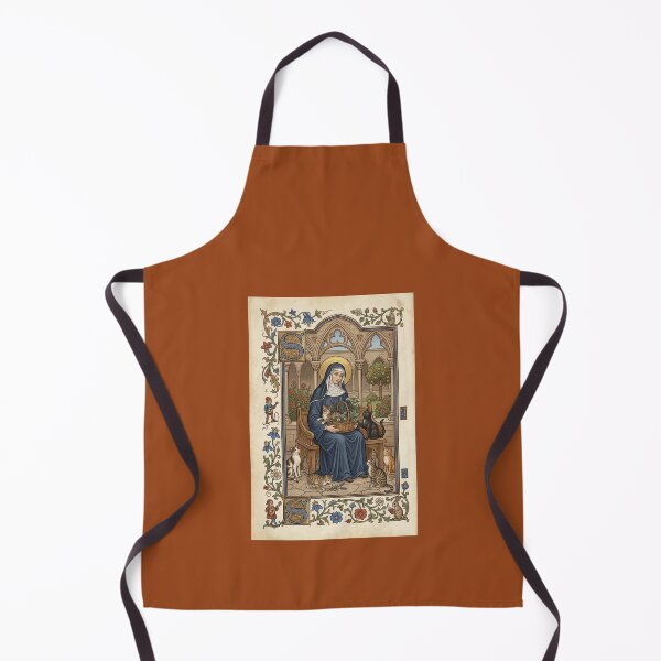 Item preview, Copy of Saint Gertrude of Nivelles with cats. designed and sold by Natalia-Vlad.