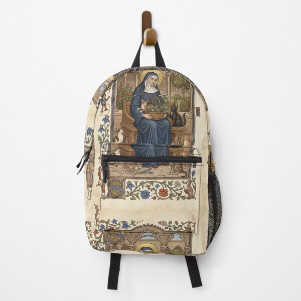 Item preview, Copy of Saint Gertrude of Nivelles with cats. designed and sold by Natalia-Vlad.