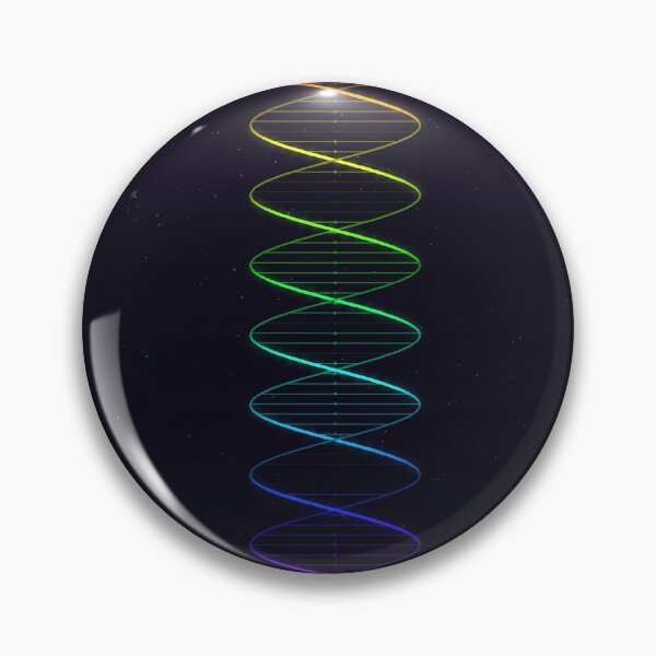 Item preview, DNA Double Helix Rainbow Science Art designed and sold by VoidPattern.