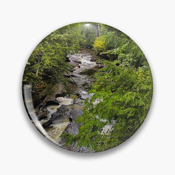 Item preview, Porcupine Mountains River – Upper Peninsula Michigan Forest Landscape Photography designed and sold by aadventures.