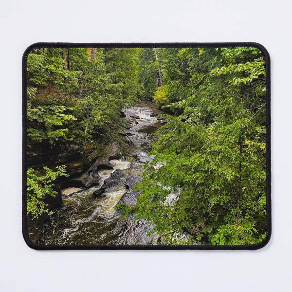 Item preview, Porcupine Mountains River – Upper Peninsula Michigan Forest Landscape Photography designed and sold by aadventures.