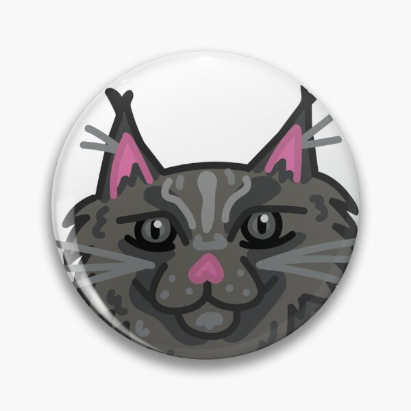 Item preview, Graphic Maine Coon Cat with Brown/Black Eyes designed and sold by DanielleFishIll.