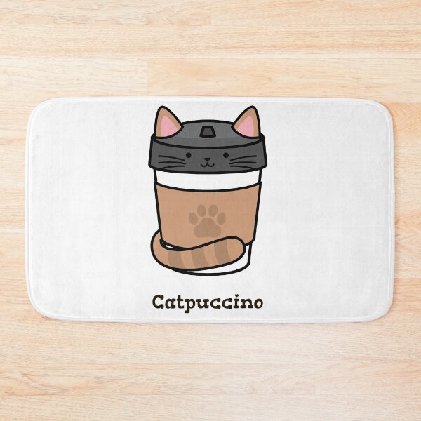 Item preview, Catpuccino Cat Coffee  designed and sold by Sharpe Designs.