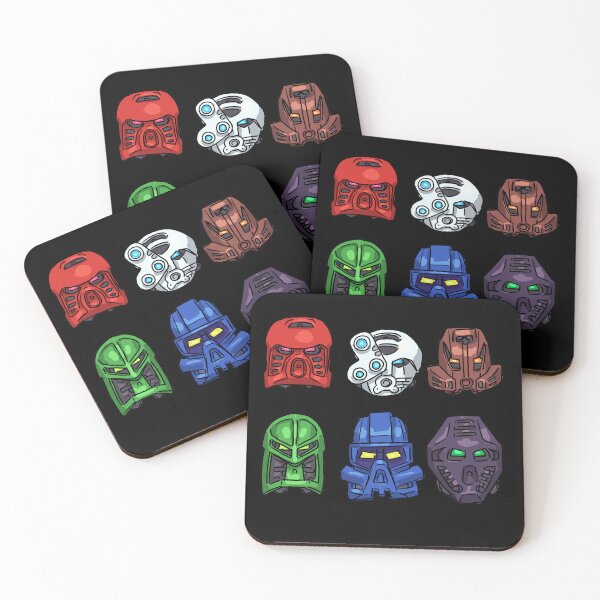 Item preview, Bonkle Toa Mata Masks designed and sold by BFoxArtAnim.