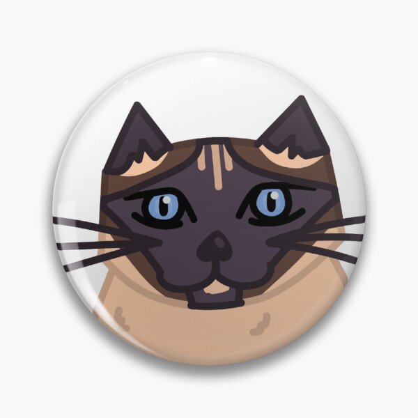 Item preview, Graphic Siamese Cat with Blue Eyes designed and sold by DanielleFishIll.