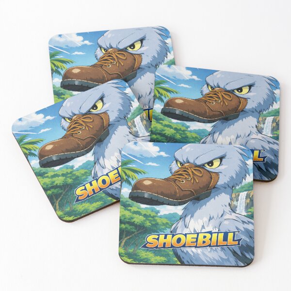 Item preview, Shoebill – Funny Bird with Shoe Beak Cartoon Animal Pun Design designed and sold by AuraloomAtelier.