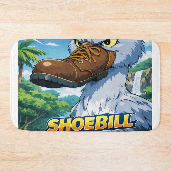 Item preview, Shoebill – Funny Bird with Shoe Beak Cartoon Animal Pun Design designed and sold by AuraloomAtelier.