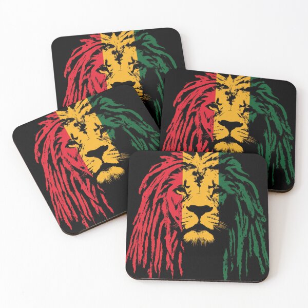 Item preview, Colorful dreadlocked lion designed and sold by anytka.