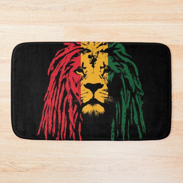 Item preview, Colorful dreadlocked lion designed and sold by anytka.