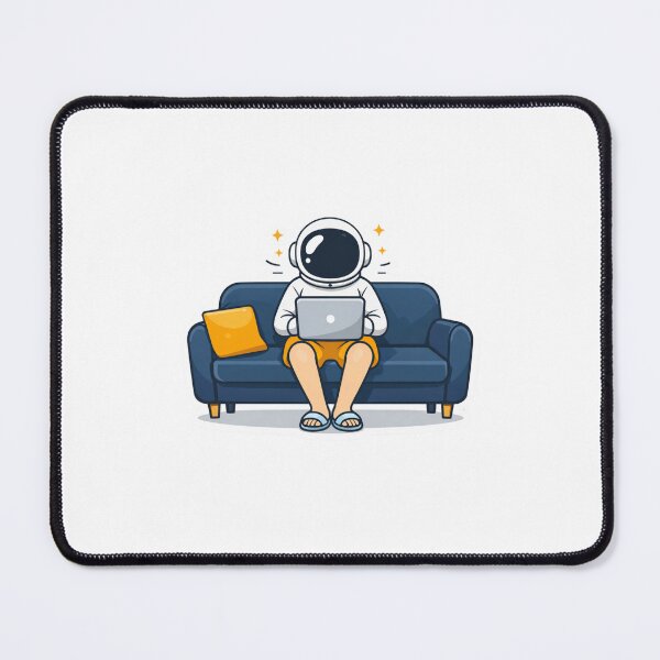 Item preview, Astronaut Working From Home Laptop Remote Work Funny Design designed and sold by ZYNORAworld.