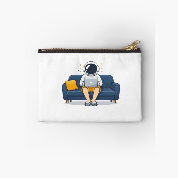 Item preview, Astronaut Working From Home Laptop Remote Work Funny Design designed and sold by ZYNORAworld.