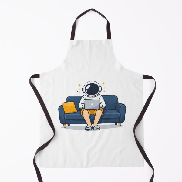 Item preview, Astronaut Working From Home Laptop Remote Work Funny Design designed and sold by ZYNORAworld.