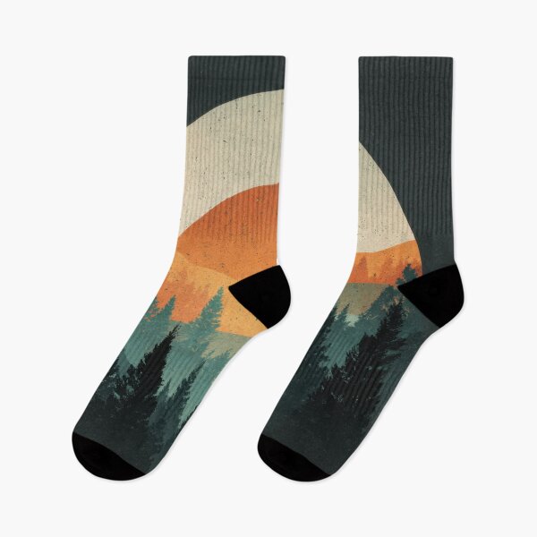 Item preview, Sunset over mountains and trees designed and sold by anytka.