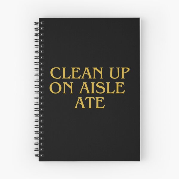 Item preview, Clean Up On Aisle Ate | Gold Typography designed and sold by Zuriel Hargrove.