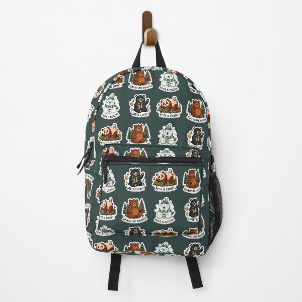 Item preview, Four Forest Bears Sticker Pack: Adventure & Cozy Hugs designed and sold by Priit.