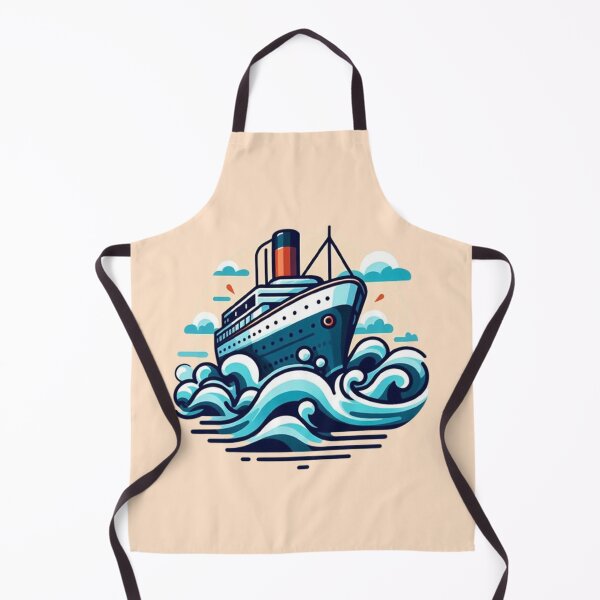 Item preview, Cosmic Ocean Liner – Surreal Waves Design designed and sold by Dogandesighn.