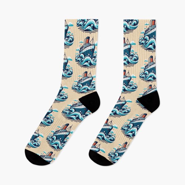 Item preview, Cosmic Ocean Liner – Surreal Waves Design designed and sold by Dogandesighn.