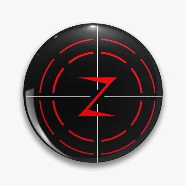 Item preview, Cyberpunk Target Z Logo Shirt Futuristic Minimal Red Symbol Streetwear Design designed and sold by ZEBBEDE - Minimal Streetwear .