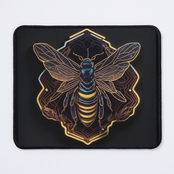 Item preview, Hardworking Bee – Spirit Animal Totem Art  designed and sold by LenariumArt.