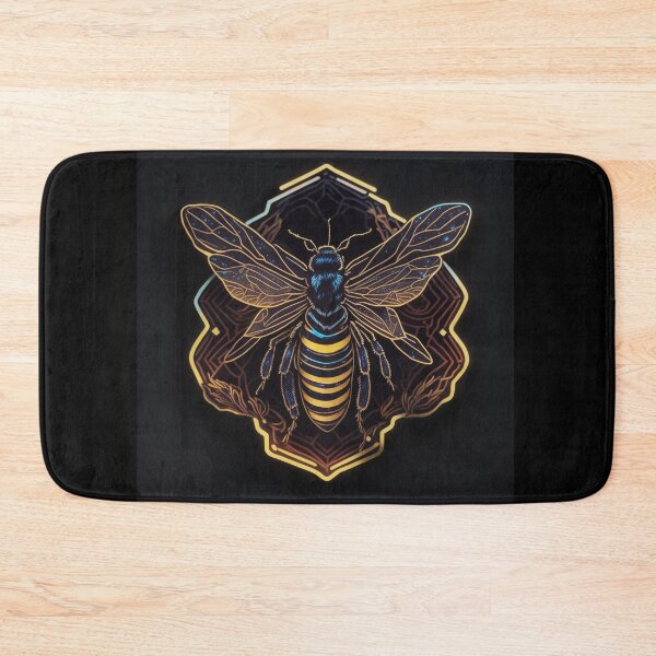 Item preview, Hardworking Bee – Spirit Animal Totem Art  designed and sold by LenariumArt.