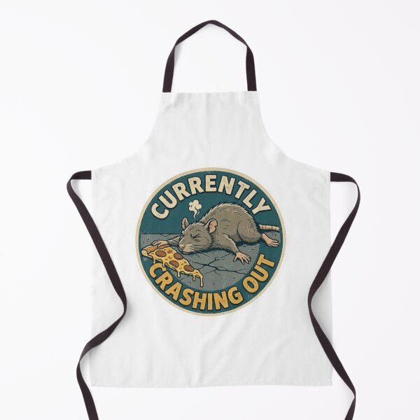 Item preview, Currently Crashing Out - Funny Pizza Rat Meme designed and sold by Jaroslaw-S.