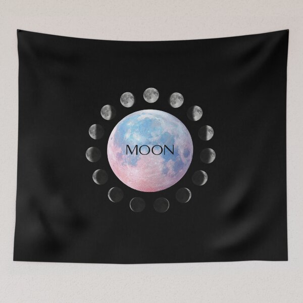 Item preview, Dreamy Moon Phases Circle designed and sold by CyrilloArt.