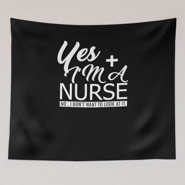 Item preview, Funny Nurse Don't Want To Look At It Nursing Nurses T-Shirt designed and sold by LookTwice.