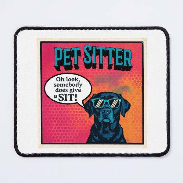 Item preview, Pet Sitter, Fun Retro Pop Art designed and sold by crittersitter.
