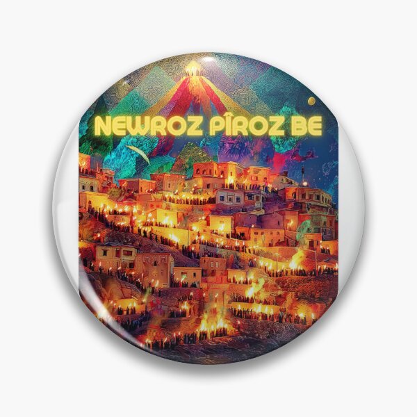 Item preview,  Newroz Pîroz Be – Kurdish New Year Fire Festival Art designed and sold by Nû-Ezzz.