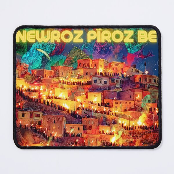 Item preview,  Newroz Pîroz Be – Kurdish New Year Fire Festival Art designed and sold by Nû-Ezzz.
