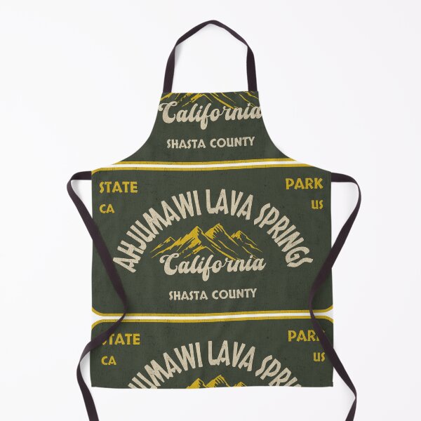 Item preview, Ahjumawi Lava Springs State Park, Shasta County, California, badge design designed and sold by Wanderful-roads.
