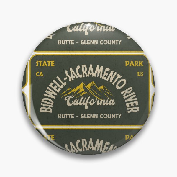 Item preview, Bidwell-Sacramento River State Park, Butte - Glenn County, California, badge design designed and sold by Wanderful-roads.
