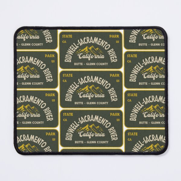 Item preview, Bidwell-Sacramento River State Park, Butte - Glenn County, California, badge design designed and sold by Wanderful-roads.