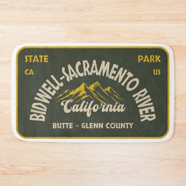 Item preview, Bidwell-Sacramento River State Park, Butte - Glenn County, California, badge design designed and sold by Wanderful-roads.