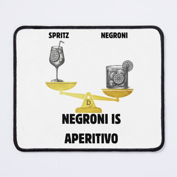 Item preview, Negroni Win Aperitivo Dilemma - Italian Cocktail Balance Scale Classic designed and sold by TheItaliandilemma.