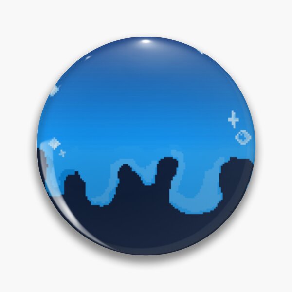 Item preview, Blue background print. Pixel fan art. designed and sold by YaroshMaria.