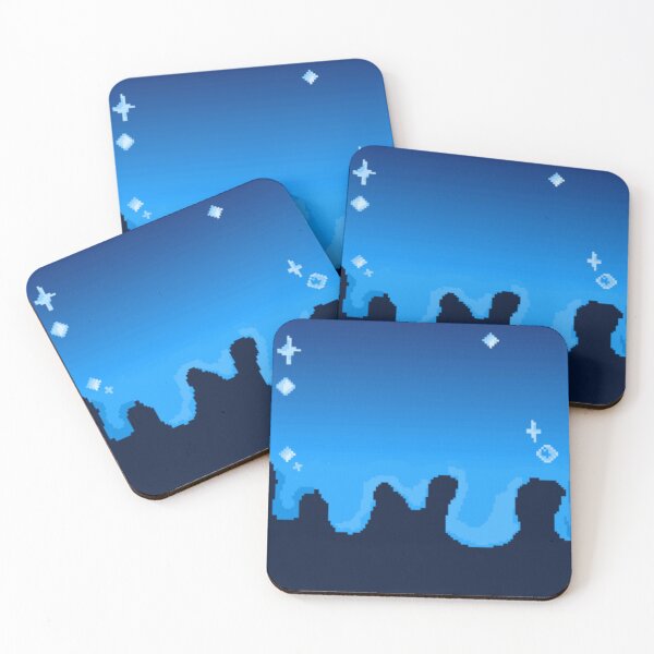 Item preview, Blue background print. Pixel fan art. designed and sold by YaroshMaria.