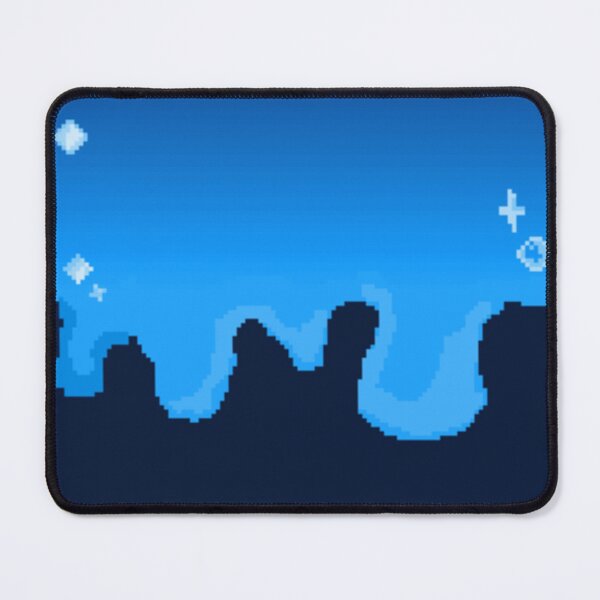 Item preview, Blue background print. Pixel fan art. designed and sold by YaroshMaria.