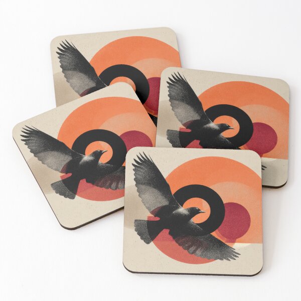 Item preview, Birds fly in vivid hues designed and sold by anytka.
