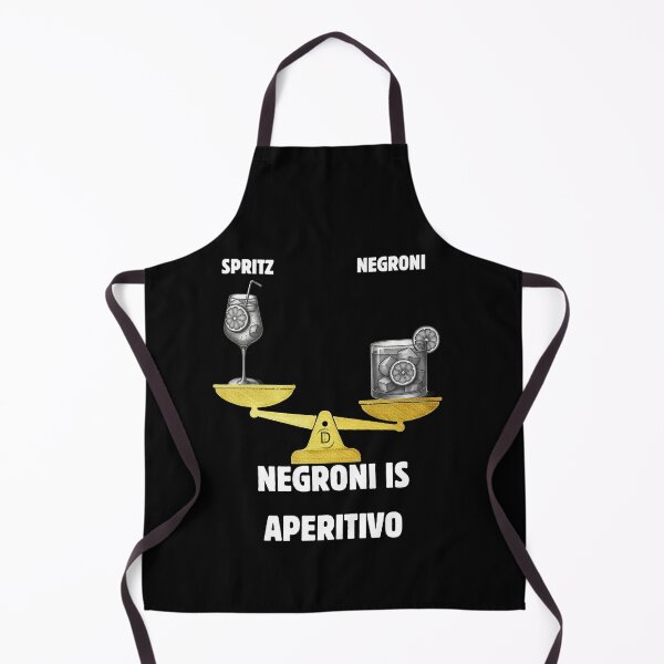 Item preview, Negroni Win Aperitivo Dilemma - Italian Cocktail Balance Scale Classic Black Version designed and sold by TheItaliandilemma.