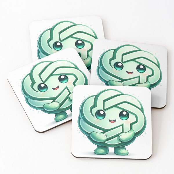 Item preview, Cute AI ChatGPT Brain Mascot designed and sold by fritz-10signer.